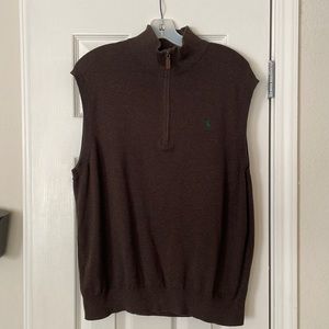 Polo 1/4 Zip Sweater Vest